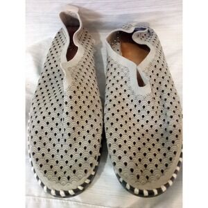 ILSE JACOBSEN HORNBAEK Women's Size EU 39/US 8-8.5 Gray /Slip-On Flat Shoes FLAW